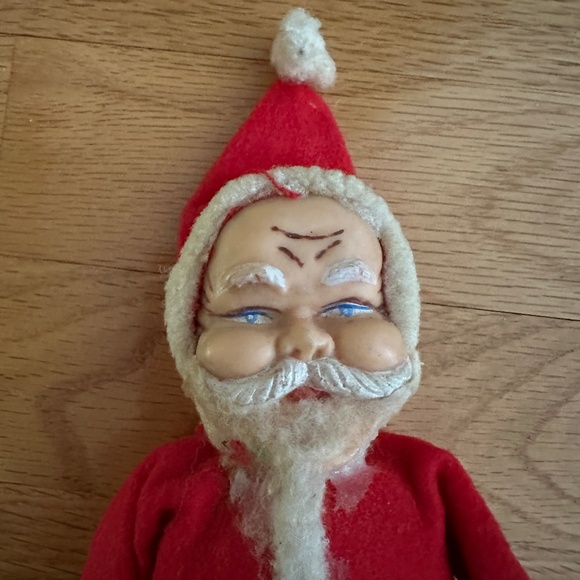 Vintage 1950s Santa Claus Doll Rubber Face - Picture 2 of 16